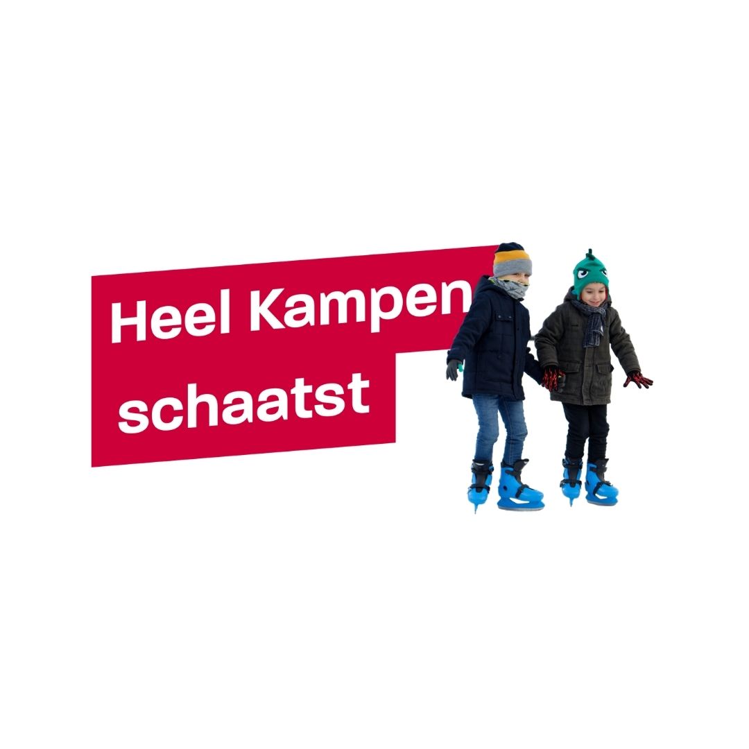 Logo Heel Kampen schaatst