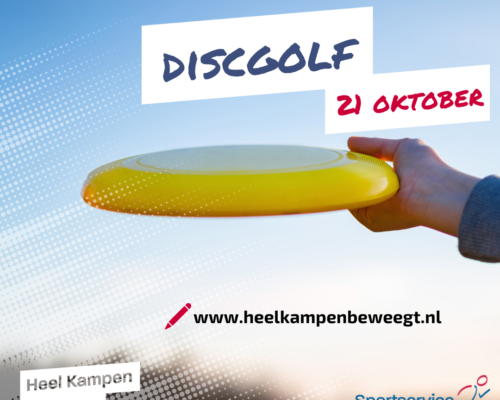 Discgolf uitnodiging 21 oktober