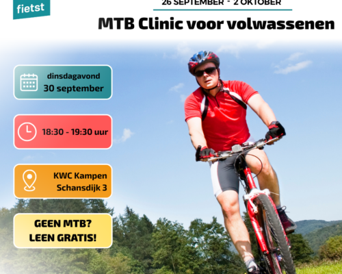 Heel Kampen fietst MTB volwassenen