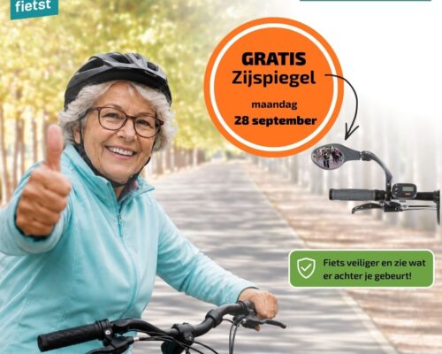 Heel Kampen fietst